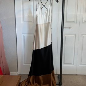 Long gown slip dress